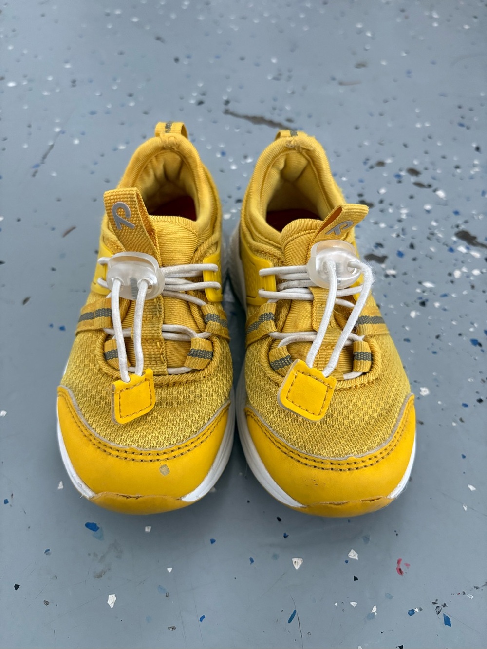 Toddler Size 8 Yellow Athletic Sneakers by Reima